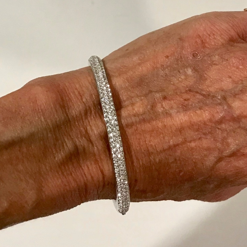 Nadri all the way around Austrian Crystal Bracelet